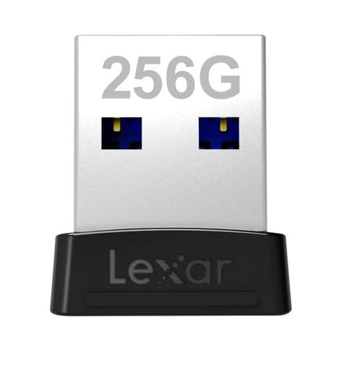 Lexar S47 256GB JumpDrive® Plug n Stay USB 3.1 Flash Drive, up to 250MB/s read And for added versatility, the drive is backwards compatible with USB 3