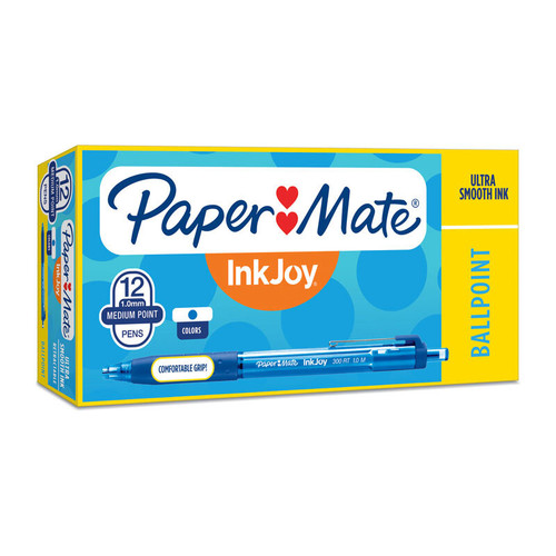 Paper Mate InkJoy 300RT BP Blue Pack of 12 Paper Mate InkJoy 300RT BP Blue Pack of 12