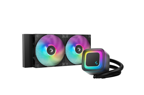 DeepCool LE240 V2 Liquid Cooler 240mm 6th Gen Pump up to 3400 PWM, Hydro Bearing, IntelLGA1851/1700/1200/1151/1150/1155, AMDAM5/AM4