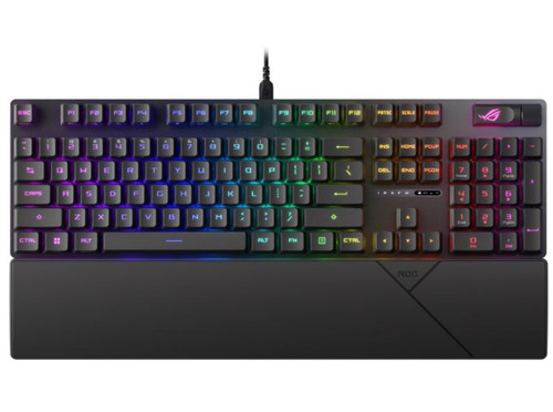 ASUS ROG STRIX SCOPE II RX Red Switch Optical Gaming Keyboard,IP57 Waterproof Protection, Streaming Hotkeys, Multi-function Controls ASUS ROG STRIX SCOPE II RX Red Switch Optical Gaming Keyboard,IP57 Waterproof Protection, Streaming Hotkeys, Multi-function Controls