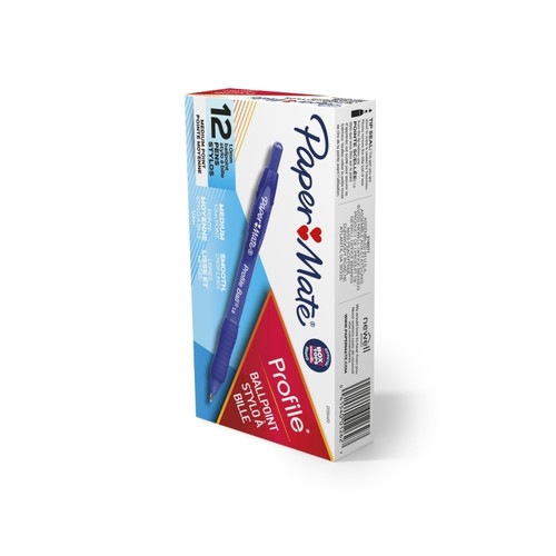Paper Mate Profile BP 1.0mm Blue Box 12 Paper Mate Profile BP 1.0mm Blue Box 12