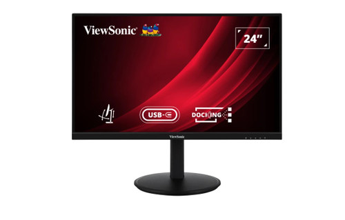ViewSonic 24' Full HD Ergonomic Docking Monitor with USB-C 65w, USB 3.2 Hub, 100hz, HDMI, DP, Ergonomics Height Adjust, Swivel, Pivot, Advanced Wty ViewSonic 24' Full HD Ergonomic Docking Monitor with USB-C 65w, USB 3.2 Hub, 100hz, HDMI, DP, Ergonomics Height Adjust, Swivel, Pivot, Advanced Wty