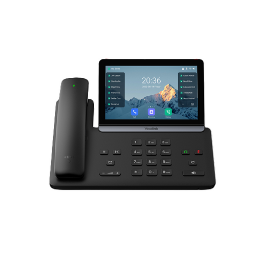 Yealink SIP-T88W Pro IP Phone, 7' Touchscreen, Android 13, HD Voice, Bluetooth Handset, Wi-Fi 6, Dual USB, PoE, Wall Mountable