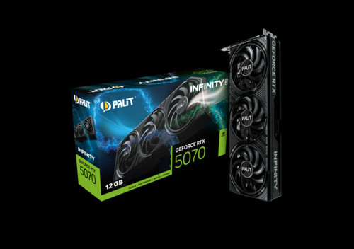 PALIT RTX5070 INFINITY 3 12GB GDDR7 192bit 3-DP HDMI NE75070019K9-GB2050S PALIT RTX5070 INFINITY 3 12GB GDDR7 192bit 3-DP HDMI NE75070019K9-GB2050S