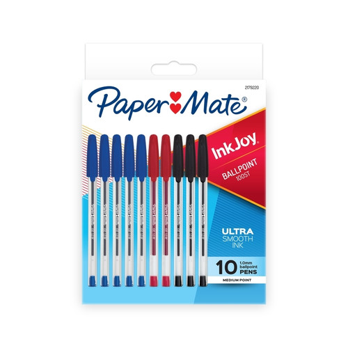 Paper Mate InkJoy 100STBP Ast Pack of 10R Box 12 Paper Mate InkJoy 100STBP Ast Pack of 10R Box 12