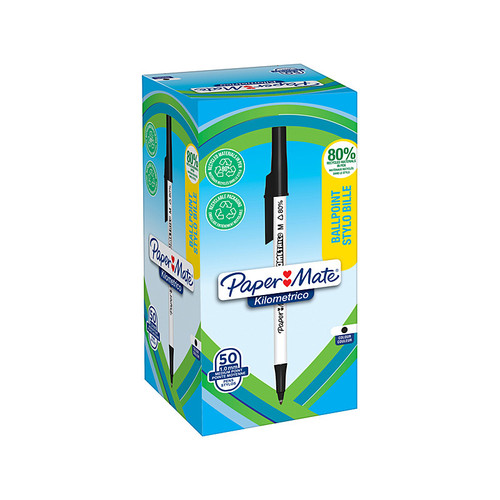 Paper Mate Kilometrico BP Black Box 50 Paper Mate Kilometrico BP Black Box 50