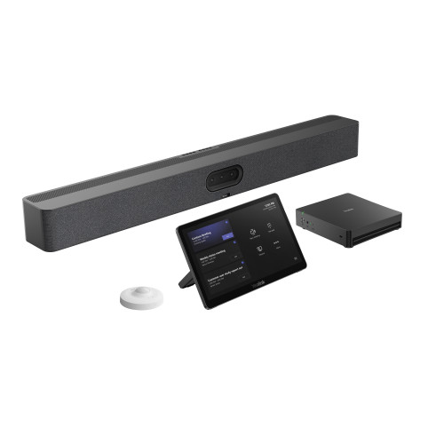 Yealink MVC S50-C5U Teams Room Kit, MCore 4, MTouch Plus, MeetingBar A50, RoomSensor, Triple 50MP Cameras, AI Tracking, 4K Sharing Yealink MVC S50-C5U Teams Room Kit, MCore 4, MTouch Plus, MeetingBar A50, RoomSensor, Triple 50MP Cameras, AI Tracking, 4K Sharing