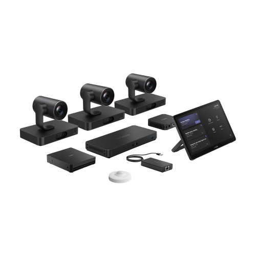 Yealink MVCS98-C5U Teams Room Kit, MCore 4, MTouch Plus, 3x SmartVision 80, AVHub, RCH40 E2, RoomSensor, BYOD Extender, 20x Zoom, AI Tracking