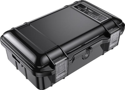 Pelican M60 Waterproof Hard Micro Black Case with Black Liner