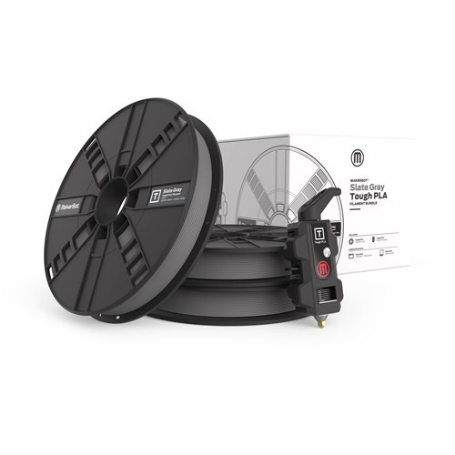 Makerbot Slate Grey Tough PLA Z18 bundle