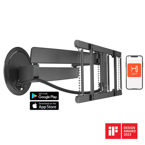 TVM7675B MEDIUM/LARGE BLACK MOTORISED TV WALL MOUNT 40-77 MAX 35KG VESA UP TO 600X400MM TVM7675B MEDIUM/LARGE BLACK MOTORISED TV WALL MOUNT 40-77 MAX 35KG VESA UP TO 600X400MM
