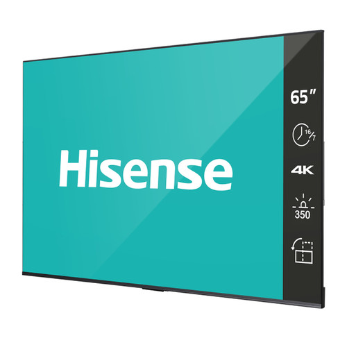 Hisense 65DP30FE 65 UHD Digital Signage 350nit 16 x 7 Android 9
