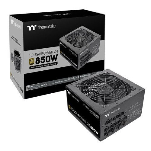 Thermaltake PS-TPT-0850FNFAGA-3, TOUGHPOWER GT, 850W, 80 Plus Gold, Fully Modular, Fan Size: 120mm, MTBF: 100,000 Hours, 5 Year Warranty Thermaltake PS-TPT-0850FNFAGA-3, TOUGHPOWER GT, 850W, 80 Plus Gold, Fully Modular, Fan Size: 120mm, MTBF: 100,000 Hours, 5 Year Warranty