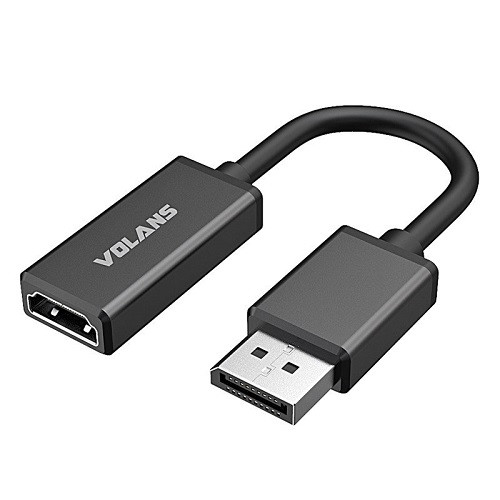 Volans VL-DPHM2-S, Active DP 1.4 to HDMI 2.0b Adapter, 1 Year Warranty