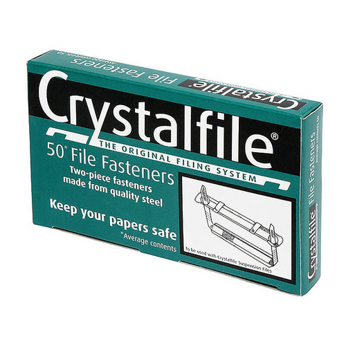 Crystalfile File Fastener 80mm Pack of 50 Crystalfile File Fastener 80mm Pack of 50