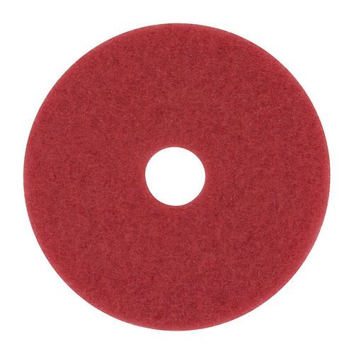 3M  Red Buffer Pad 5100, 16 in, 5/Case