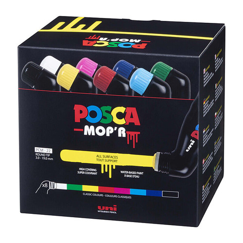 Posca PC-M22 Mopr Rand Assorted Pack 8