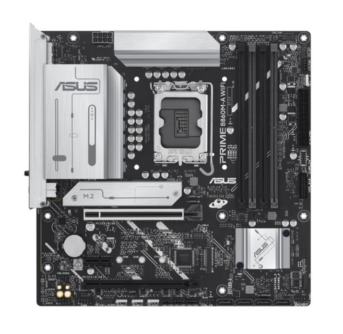 ASUS PRIME B860M-A WIFI-CSM Micro-ATX Motherboard 256GB, DDR5, 1 x PCIe 5.0,  2 x M.2 slots,  4 x SATA, WiFi 6E, 1 x HDMI, 2 x DP