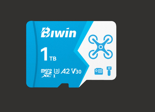 BIWIN MS160-1TB microSD Card 1TB U3, V30, A2,Read/Write Speeds Up to 210/170 MB/s