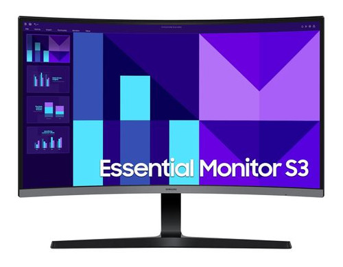 Samsung 27' S39GD FHD 1800R Curved Monitor 1920X1080 16:9 VA 100Hz 4ms 250cd/m2 D-Sub HDMI Tilt VESA Headphone Eye Saver Mode Black 3YR WTY Samsung 27' S39GD FHD 1800R Curved Monitor 1920X1080 16:9 VA 100Hz 4ms 250cd/m2 D-Sub HDMI Tilt VESA Headphone Eye Saver Mode Black 3YR WTY