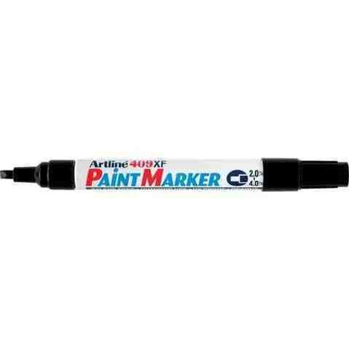 Paint Marker Artline 409XF Chisel Point Black Box 12