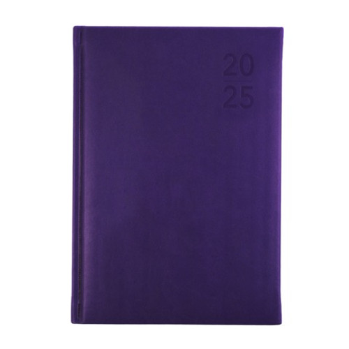 Diary Debden Silhouette A5 Day To Page Purple Y2026 S5100P55
