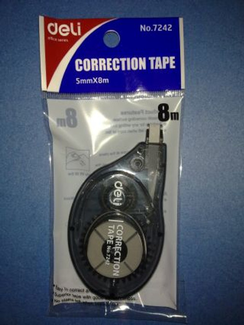 Correction Tape 5mm x 8M Hangsell Razorline Box 12 7242