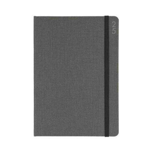 Diary Debden Designer A5 Day to a Page D18 Charcoal Y2026