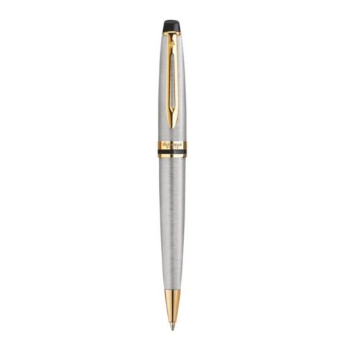 Waterman Expert Brushed Stainless Steel GT Ballpoint Pen