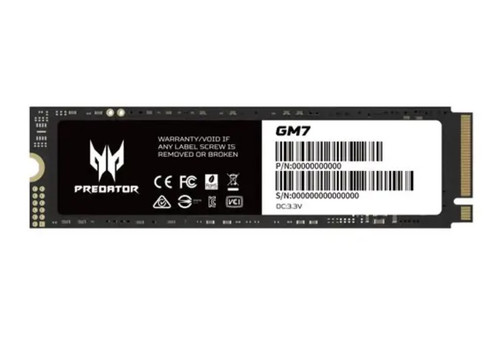 Predator GM7-512GB M.2 NVMe PCIe Gen 4*4 512GB Up to 7200 MB/s Read and 3800 MB/s BL.9BWWR.117- 5 Year Warranty