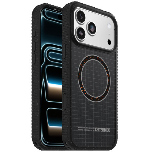 OtterBox Sole Apple iPhone 17 Pro Max (6.9') Night Raid Case Black - (77-99408), DROP+ 5X Military Standard, Camera Control, 7 Years Warranty