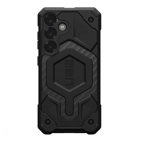 UAG Monarch Pro Samsung Galaxy S25 5G (6.2') Rugged Case Carbon Fiber (214463114242), 25ft. Drop Protection (6M), Multiple Layers, 10 Years Warranty