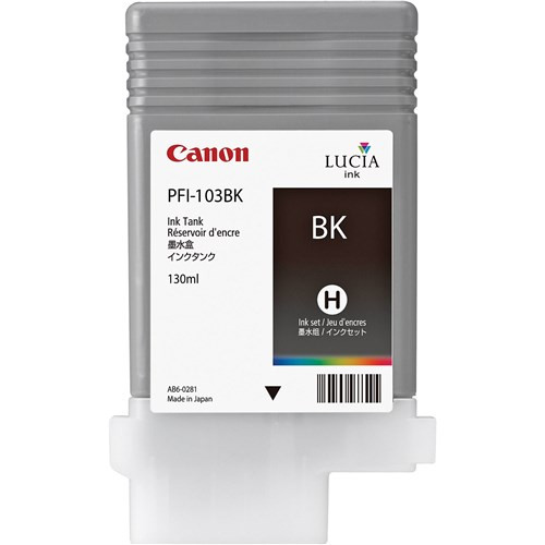 Black INK TANK 130ML FOR IPF6200 6100 5100