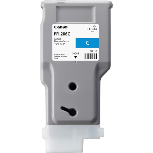 PFI-206C LUCIA EX Cyan INK FOR IPF6400 6450 - 300ML