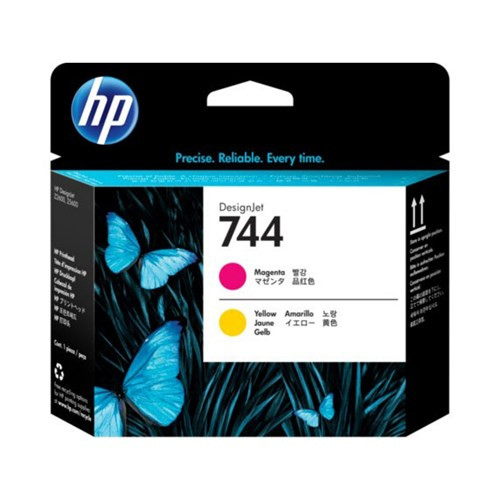 HP 744 Magenta AND Yellow DESIGNJET PRINTHEAD
