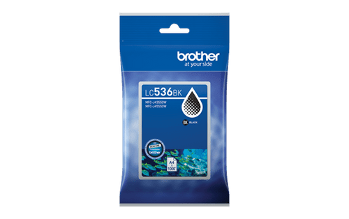 Brother LC-536BK Black Ink Cartridge - 1,000 pages