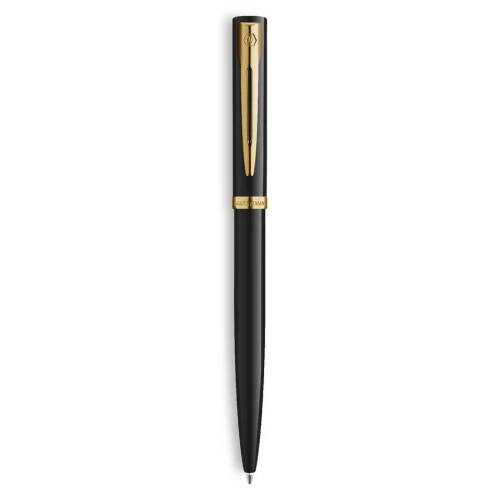 Waterman Impression Ballpoint Black Gold Trim Medium
