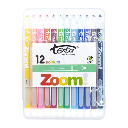 Texta Zoom Hard Case Wallet of 12