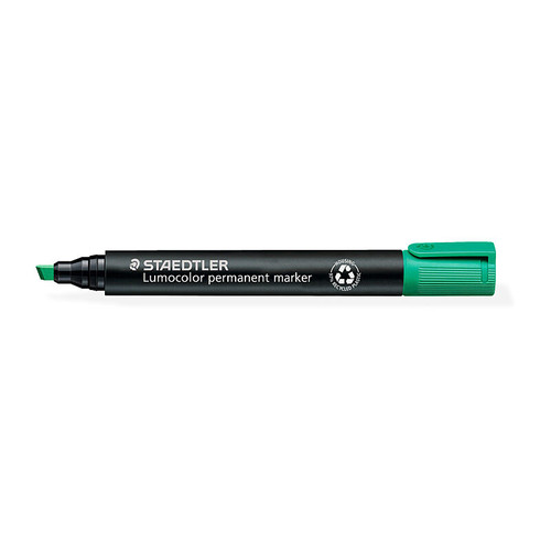 Staedtler Lumo PermMarkr Chs Grn Bx10