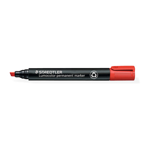 Staedtler Lumo PermMarkr Chs Red Bx10