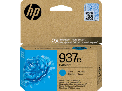 HP #937e Cyan Ink 4S6W6NA - 1,650 pages