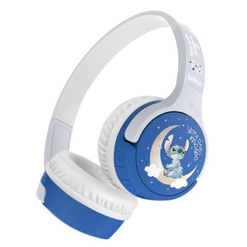 Belkin SoundForm Mini New Wireless On-Ear Headphones for Kids (Disney Collection) - (AUD002qcLSV3-D),85db Volume,30 hours of Playtime,2 Years Warranty
