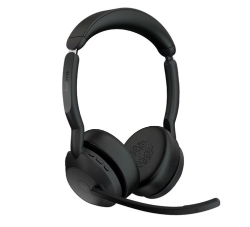 Jabra Evolve2 55, USB A, Stereo, Teams, Active Noise Cancellation (ANC), Bluetooth 5.2 Dongle,