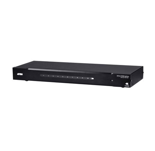 Aten VS0110HA 10-Port 4K HDMI Splitter, HDCP 1.4 compliant, Built-in bi-directional RS-232, Supports Dolby True HD & DTS HD Master Audio, EDID Expert