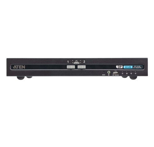 Aten 2-Port USB DisplayPort Secure KVM Switch with CAC (PSD PP v4.0 Compliant)