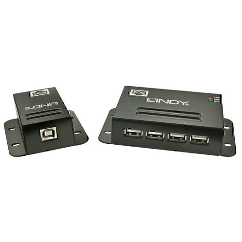 Lindy 50m CAT6 USB2 External 4P Hub
