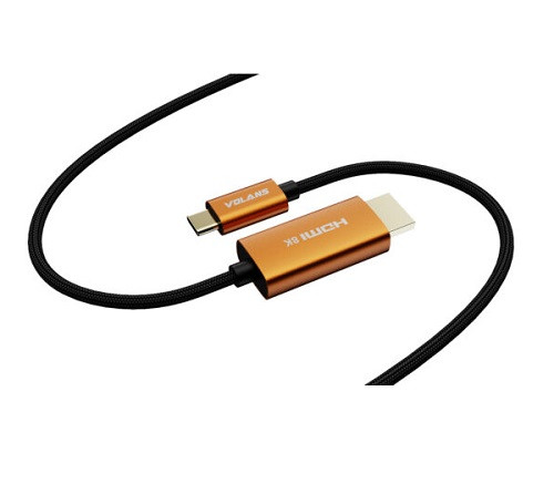 Volans VL-CH82, Ultra 8K USB-C to HDMI Cable V2.1 (2M)