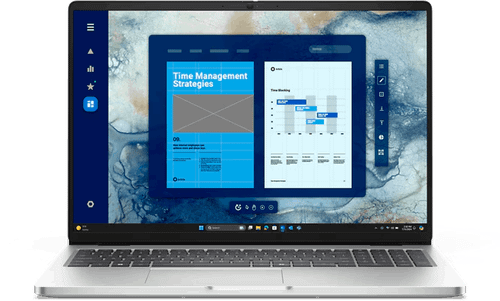Dell Pro16 Notebook, 16" FHD+ IR, U7-255U, 16GB, 512GB, WL, Windows 11 Pro(AI), 3Y PRO