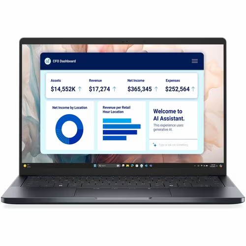 Dell Pro14 Premium Notebook, 14" FHD+ IR, U5-238V, 32GB, 512GB, WL, Windows 11 Pro(CP+), 3Y PRO