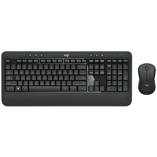 Logitech MK540 Advanced Wireless Keyboard & Mouse Combo -USB Receiver, 10 Meter Wireless Connection, Plug and Play, Contoured Mouse 920-008682